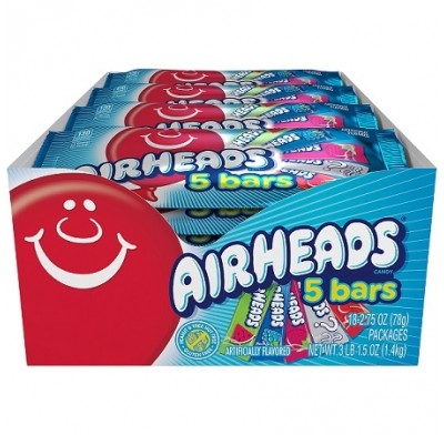 Airheads 5 bar pack 2.75oz 18ct