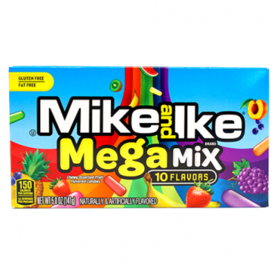 Mike & Ike Mega Mix 4.25oz. Movie Theater Box