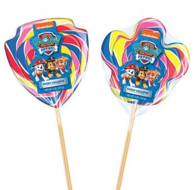 Paw Patrol Giant 4oz Lollipops 12ct