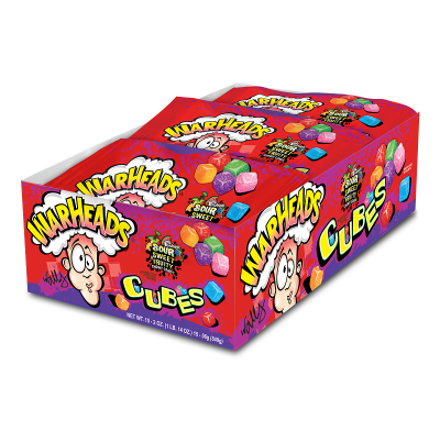 Warheads Sour Chewy Cubes 2oz 15ct