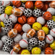 SPORTS BALLS ASSORTED FOIL WRAPPED