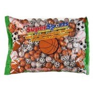 Chocolate Foiled Assorted Sports Balls 2.2lbs