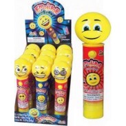 Emoji Topper (Light Up) with Lollipop 12ct  (Assorment not as pictured, see details)