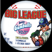 Ford Gum Novelty Big League Baseball 12ct