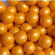 Gumballs Pearl Gold 1/2" 2lbs.