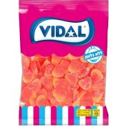 Vidal Gummi Peach Hearts 4.4lbs